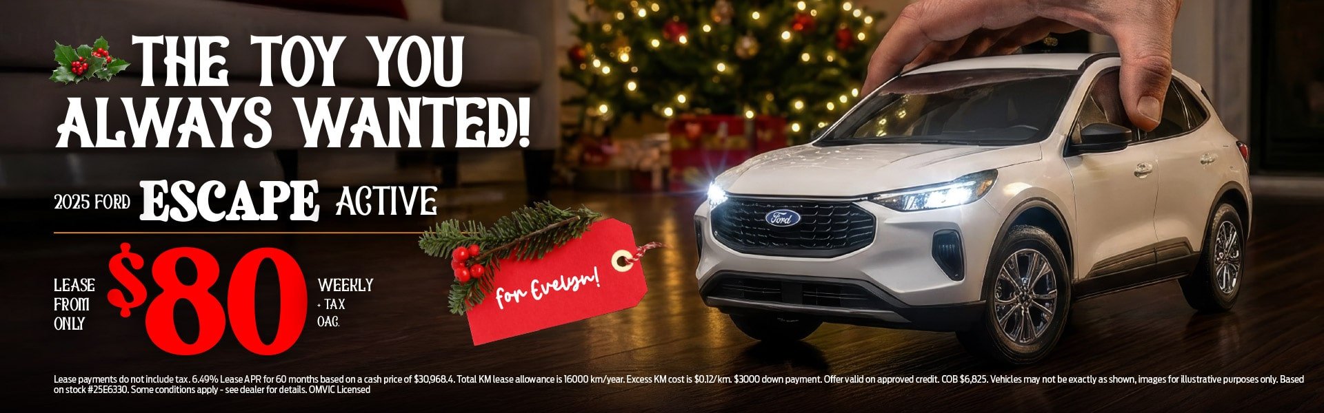 2025 Ford Escape Lease Deal